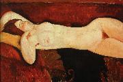 Amedeo Modigliani liggande aktsudie oil painting